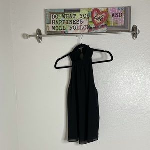 Black Chiffon Naked Zebra Blouse (Flawed)